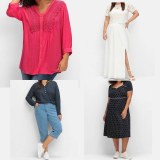 5,50 €/pc – Vêtements grandes tailles pour femmes de la marque Sheego : robes, jeans,...