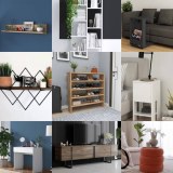 360 € – Lot de meubles de marque (10 pièces) provenant de retours clients, catégories...