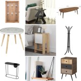 À partir de 28 € / pièce – Palettes de meubles de marques en mix : retours clients A–C...