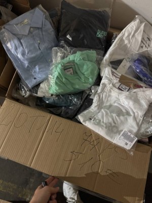 510 € – lot mixte de vêtements de marque pour femmes et hommes, 74 pièces, retours clie...