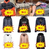 15€/pièce. Mix hiver vestes de marque A/B/C hommes femmes enfants Canadian Peak Geograp...