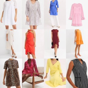 2,80 €/pièce – Lot de robes femme catégorie A, tailles 32–54, articles neufs issus de...