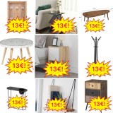 13 € à partir de 10 palettes – Mix de meubles de marque, retours clients, 15 pièces/pal...