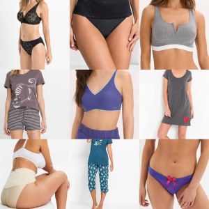 À partir de 1,50 € Lot de sous-vêtements pour femmes : soutiens-gorge, tops, slips, str...