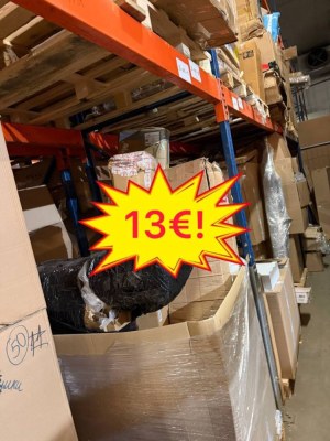 13 € / unité. Mix de meubles de marque Catégorie A–C – retours clients, chaises, armoir...