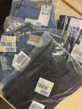 6,50 € Mix de jeans femme & homme S–XXL, catégorie A, marques européennes, articles neu...
