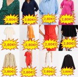 2,80 € Mix de robes catégorie A, articles de marque issus de catalogues allemands, tail...