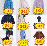 3,00€ Mix de vêtements pour enfants catégorie A nouvelles marques robes pantalons jeans...