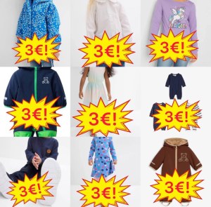 3,00€ Mix de vêtements pour enfants catégorie A nouvelles marques robes pantalons jeans...