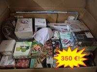 350 €/palette Palettes mix A/B/C, retours de marketplaces allemandes, articles ménagers...