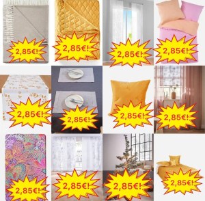 2,85 € Mix d’articles ménagers Catégorie A, linge de lit, serviettes, tapis de bain, la...