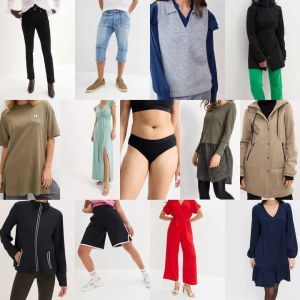 2,10 €/pièce Mix de vêtements en stock catégorie A, 90% femmes, 10% hommes, neuf emball...