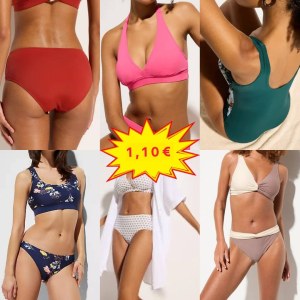 1,10 € / pièce. Mix maillots de bain femme catégorie A, marchandise neuve issue de cata...