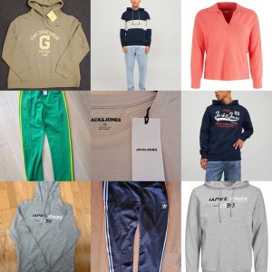 À partir de 6,90 €/pièce Mix de vêtements de marque d’hiver pour femmes et hommes, caté...