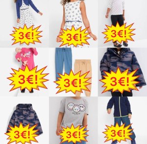 À partir de 3,00 €/pièce Mix de vêtements pour enfants, catégorie A, articles neufs de...