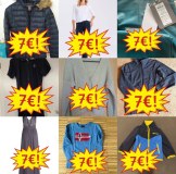 6,90 €/pièce Mix de vêtements de marque d’hiver, catégorie A/B, femmes et hommes, retou...