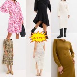 2,90 €/pièce Mix de robes en stock, catégorie A, tailles 32–54, printemps/été/automne...