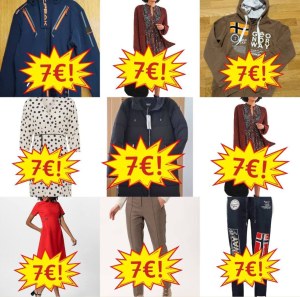 6,90 €/pièce Lot de vêtements de marque hiver, catégories A et B, femmes et hommes, ret...