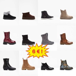 6,00 €/paire Lot de chaussures catégorie A d’Allemagne, mix hiver et automne, tailles...