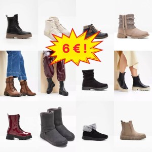 À partir de 6,00 €/paire Chaussures en déstockage d'Allemagne, mix automne-hiver, catég...