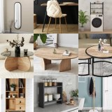 540 € – Lot de meubles de marque (15 pièces) retours clients, catégories A–C, grandes...