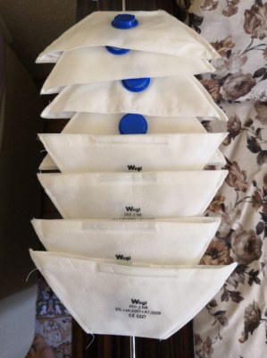 DEMI-MASQUE PLIABLE AVEC VALVE. FFP2 NR