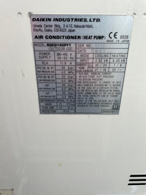 Lot de climatiseur DAIKIN