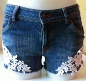 Lot short en jeans