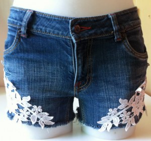 Lot short en jeans