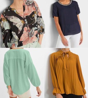Blouses pour femmes (mix) issues de stocks – saison printemps/été – tailles 38 à 56 – offres en...