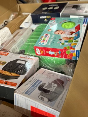 350 € par palette – lot MIX de retours clients provenant de places de marché allemandes...