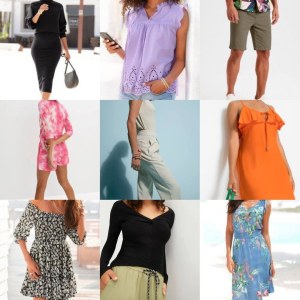 À partir de 2,50 € – Lot de vêtements été, Catégorie A – 100 % neufs, 95 % femmes, emba...