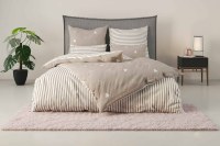 4,50 €/pièce – Parure de lit réversible motif « chevrons » en 100 % coton, à partir de...