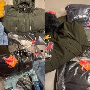 20 € Lot de vestes d’hiver mixtes hommes femmes, parkas manteaux doudounes, tailles 38–...