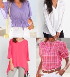 Blouses pour femmes (mix) issues de stocks – saison printemps/été – tailles 38 à 56 – offres en...