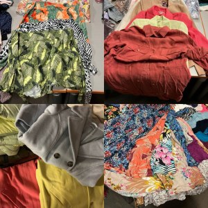 8,50 €/kg – Lot de vêtements femme, 436 kg, mode neuve sans étiquettes, catégorie A, ma...