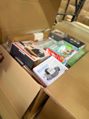 354€ Palette MIX P10 : Électroménager, articles pour enfants, retours catégories A/B/C...