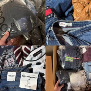 À partir de 8,40 € / kg – Vêtements de marque mixtes pour femmes et hommes, retours cli...