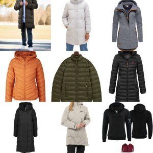 À partir de 20 € : Lot de vestes d’hiver pour hommes et femmes – Marques d’origine d’Al...