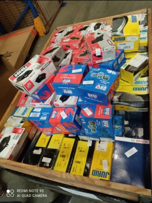 LOT DE 22 PALETTES DE PIÈCES AUTOMOBILE NEUVES