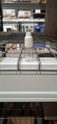 FLACONS 10ML PET "TRANSPARENT" BOUCHONS VERTS / BLANCS ET COMPTE-GOUTTES