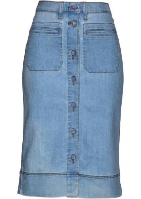 2,90 €/pièce - Jupe en jean pour femme, stock, saison printemps-été, tailles 38-54, liv...