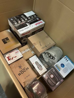 350 € – Palettes MIX : Électroménager, électronique, articles pour enfants, retours des...