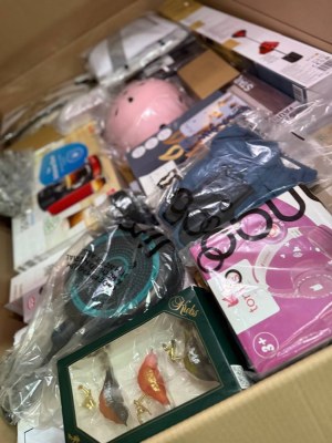 351€ Palette MIX P1 – Électroménager, articles pour enfants, décoration, textile, jouet...