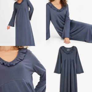 À partir de 1,90 €/pièce. Chemises de nuit catégorie A, 95 % coton bio, tailles S–3XL...
