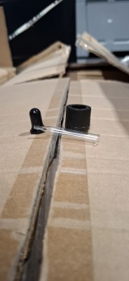 FLACONS 10ML VERRE "GOLD" BOUCHONS PIPETTES