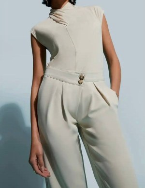 À partir de 2,30 €/pièce – Pantalons femme (été, printemps, automne), tailles 38-50, ca...