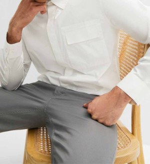 2,30 € – Chemises homme printemps/été, catégorie A, tailles 36–48, emballées individuel...