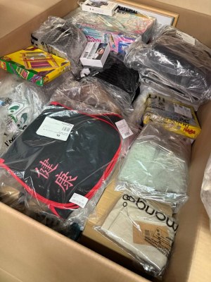 351 € par palette – Retours MIX catégories A/B/C : articles ménagers, produits pour enf...
