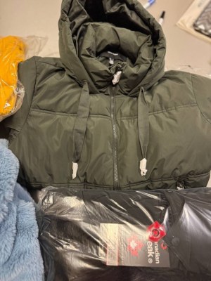 20 € mix de vestes d’hiver hommes femmes, parkas manteaux matelassés tailles 38–54, gra...